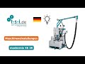 Maschineneinstellungen Mastermix XS XL XS 2K XL 2K T S I De