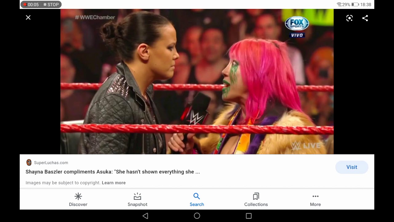 Shayna Baszler Knocks Out Asuka's Tooth With A Kick On Monday Night Raw. 22/2/2021