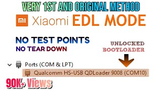 How To Enter Into EDL Mode Without Test Points On Xiaomi