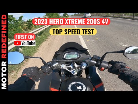 2023 Hero Xtreme 200S 4V Top Speed Test & All Gear Top Speed Test | Motor Redefined.