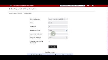 Examination Module Step One in Meredox School Management Software