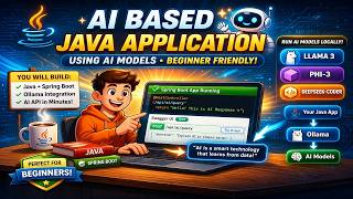 AI in Java for Beginners 🚀 | Build AI App with Ollama, Llama3, Phi3 & DeepSeek