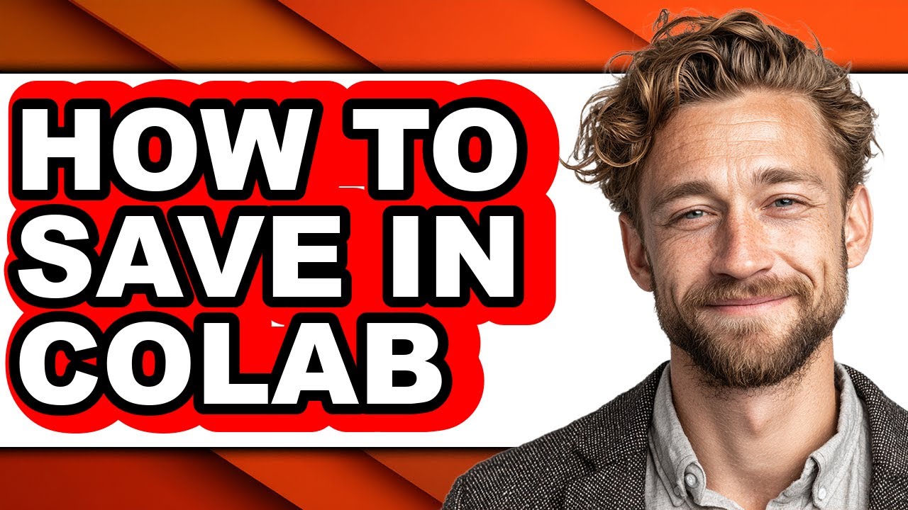 How to Save in Colab (updated)