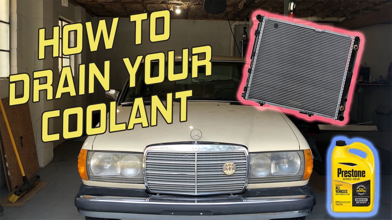 How to Easily Drain Your Coolant (On a Mercedes 300D) 