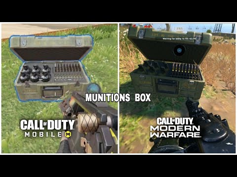 COD Mobile Vs COD Modern Warfare Warzone - Munitions Box comparison