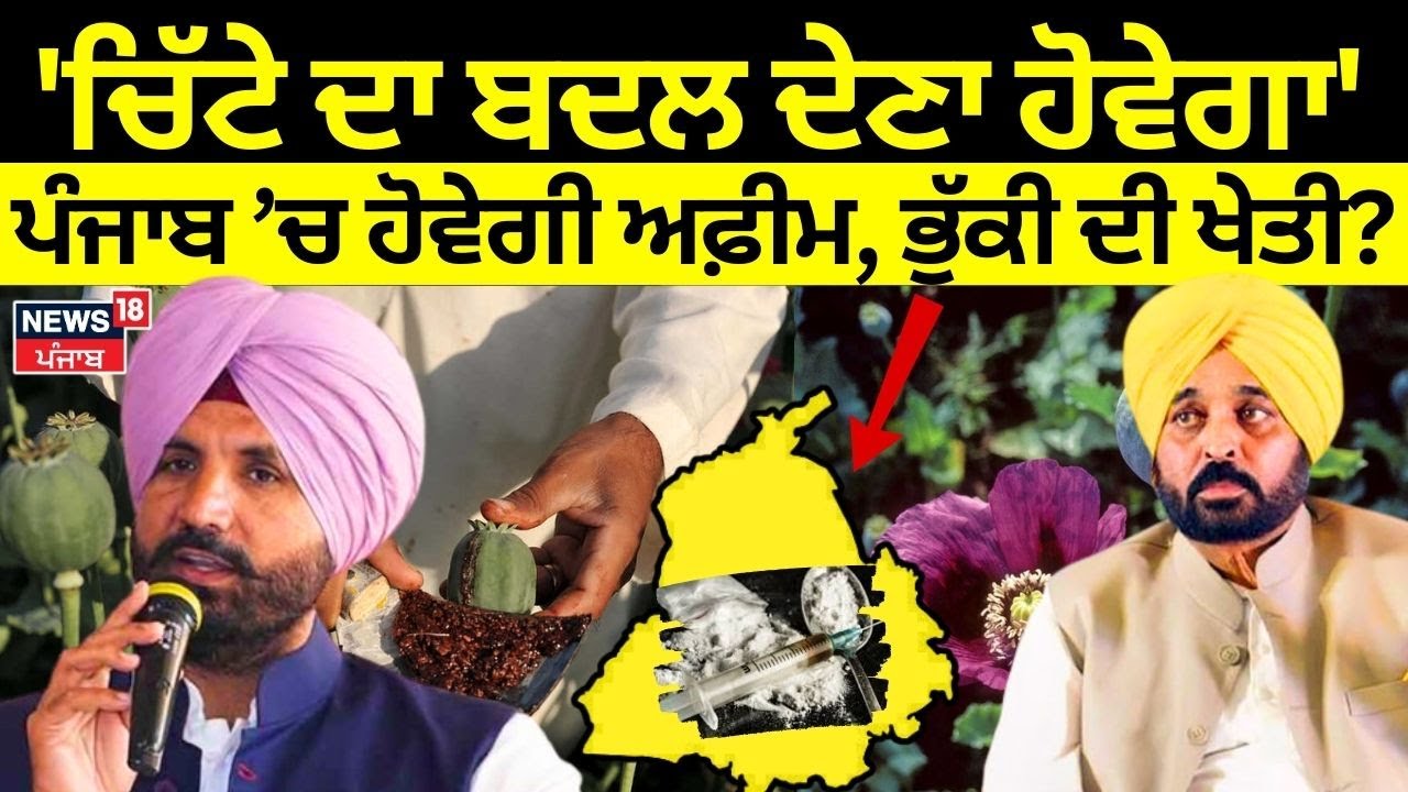 Poppy Raja Raja Warring Live|'ਚਿੱਟੇ ਦਾ ਬਦਲ ਦੇਣਾ ਹੋਵੇਗਾ', Punjab ਚ ਹੋਵੇਗੀ Opium ...