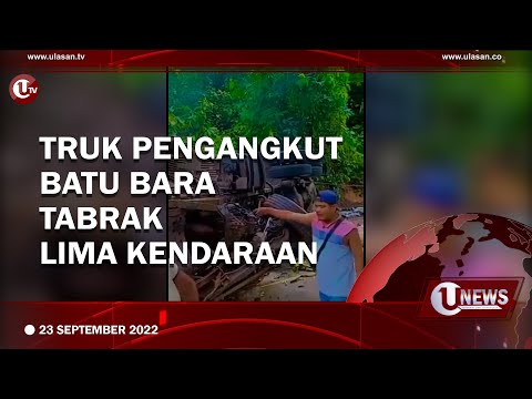 TABRAKAN BERUNTUN DI JALAN LINTAS SUMATERA SIJUNJUNG | U-NEWS