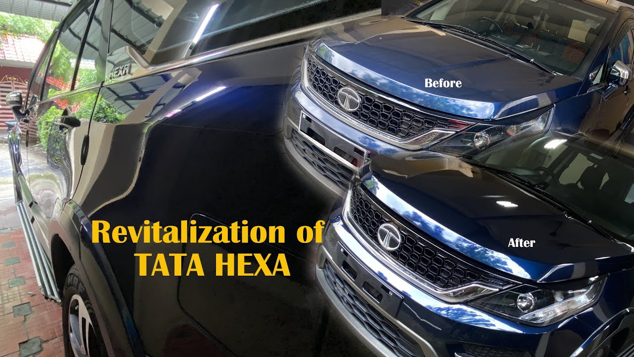 Detailing a TATA Hexa: A Comprehensive Transformation at Goodly Cars
