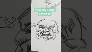 Drawing 100 heads! No.38 #meds100heads