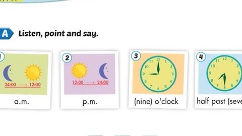 Theme 5 lesson 1 grade 4 Time Tiếng Anh4 | smart start