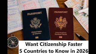 🚨 Fastest Citizenship Countries in 2026 | Get a Passport Through Work, Study & Marriage