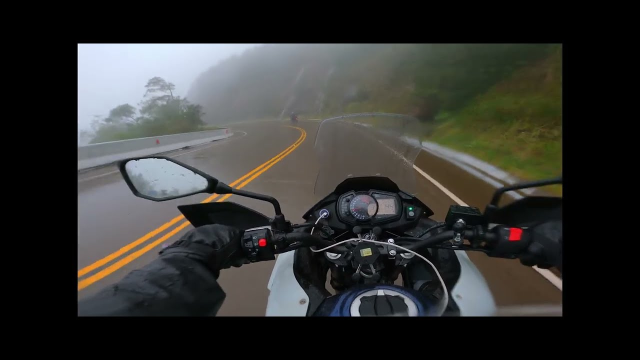 Só moto, estrada e muitas paisagens que só nosso Sul proporciona