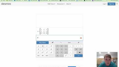 Using Desmos Matrix to Solve Systems of Equations