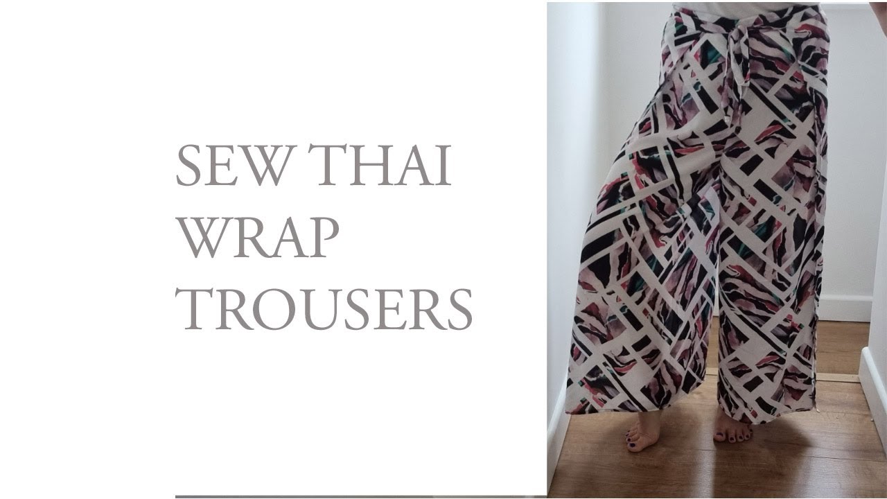 Sew Trousers / Pants Easiest Way Ever!!!!!!!No zip , No Elastic For  Beginners 