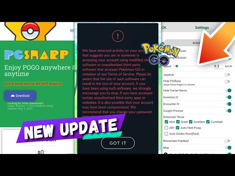 PGSharp New Update v1.10.13 How To Use Encounter IV in PGSharp Free Version