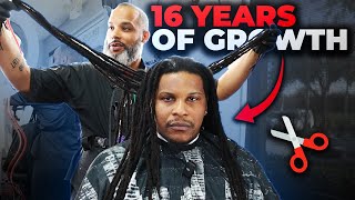 HE CUT IT ALL OFF!!!16 Year’s Of Hair Growth High Taper Haircut Tutorial @_Natemotivates