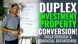 Duplex Investment Property Conversion Walkthrough & Financial Breakdown (Before Renovations)!