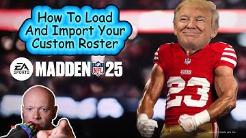 Madden NFL 25 ● How To Load Custom Rosters And Import Them Into Franchise