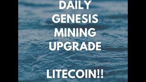 Genesis Mining Upgrade Winner Gets Red Hot Litecoin!!