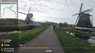 Along the river Vecht between Oud Zuilen and Maarssen - cycling routes in the Netherlands