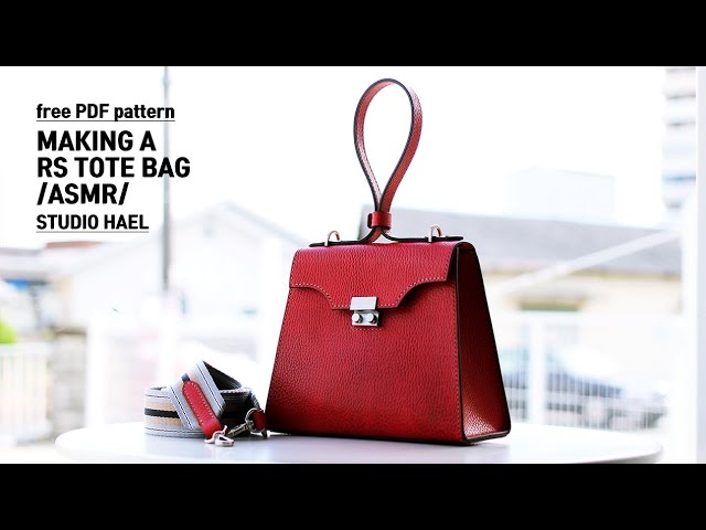 Making A Rs Tote Bag / Rs 토트백 만들기 / Leather Craft Pdf / 가죽공예 패턴 - Youtube