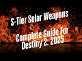 Solar S-Tier Weapons In Destiny 2 Right Now #destiny #destiny2 #gaming #gamer