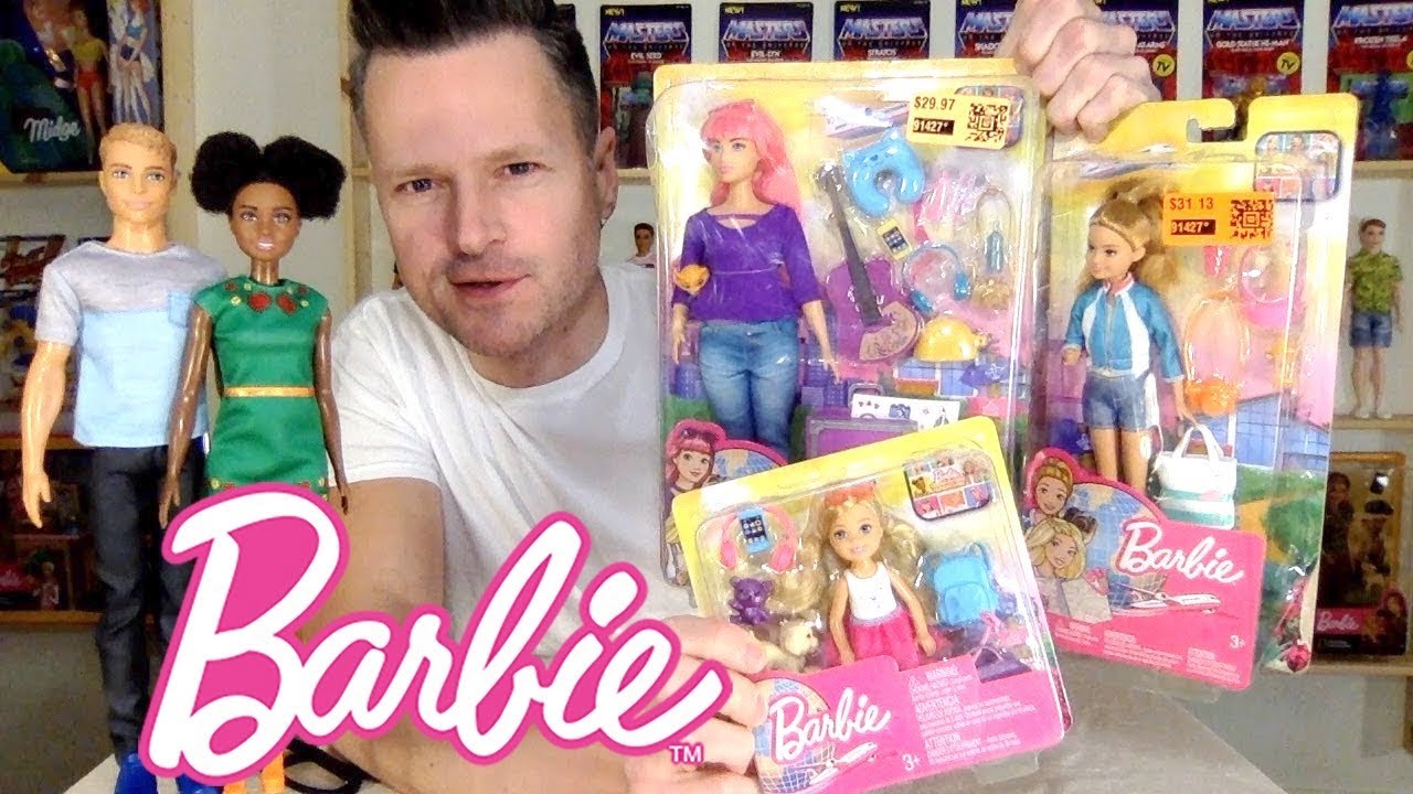 barbie daisy travel doll and accessories