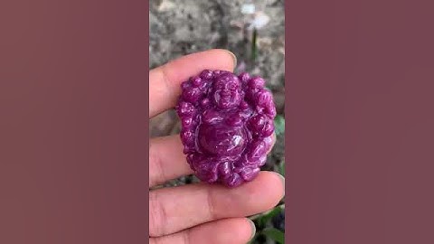 Ruby chạm di lạc đỏ đẹp #gem #love #ruby #daquy