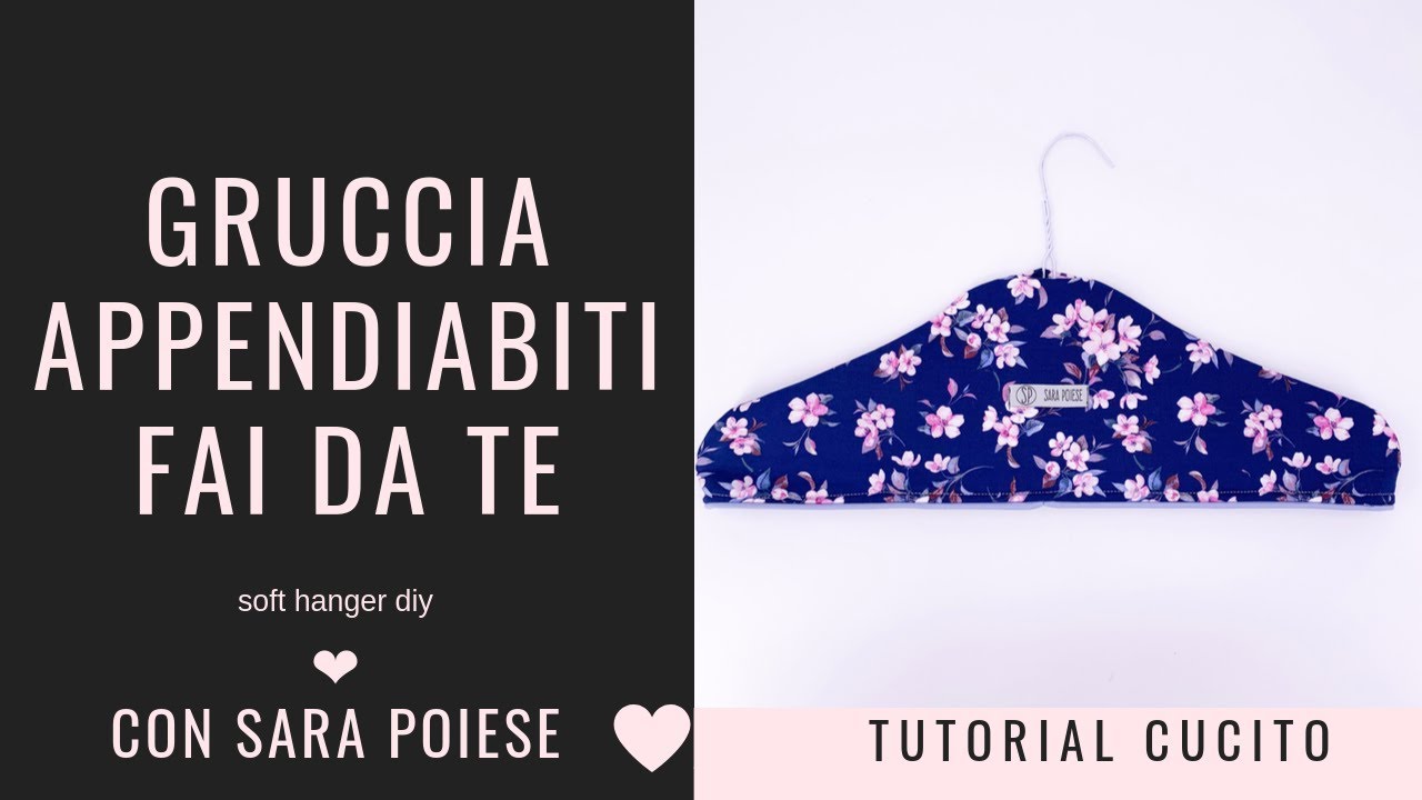 Copri gruccia fai da te, soft hanger diy