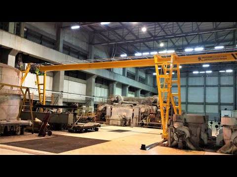 Τοποθέτηση Γερανογέφυρας Πυλώνα 5t - Installation of Portal Crane 5t / VACOM