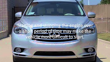 2013 Infiniti JX - Push Button Ignition