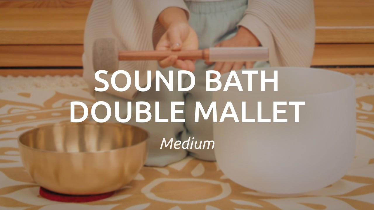 Sound Bath Double Mallet, Medium, SB-PDM-FS-M, Meinl Sonic Energy