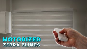 DIY Motorized Zebra Blinds Installation - Stop Paying for Window Treatments!!!