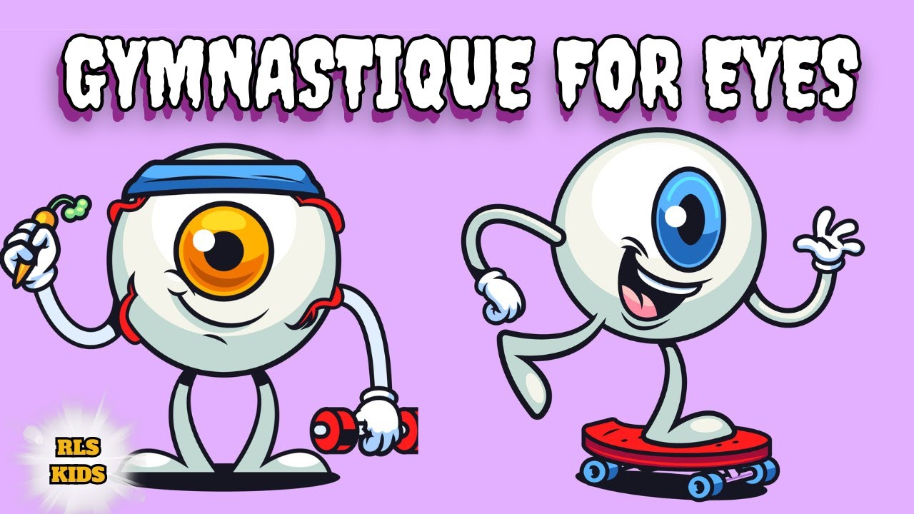Lazy Eye Exercise l Eye Yoga for Kids Eyes Exercise 3D Animation l