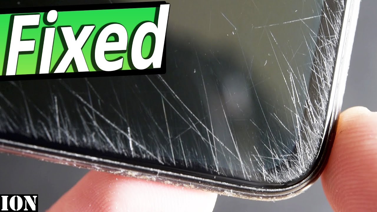 Hide or Fix Scratches from phone screen 