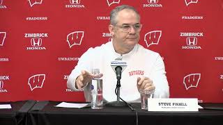 Men&#39;s Basketball Post Game Press Conference - Wisconsin