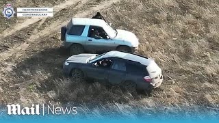 Hare coursers in balaclavas terrorise villagers and fire crews with 4x4s