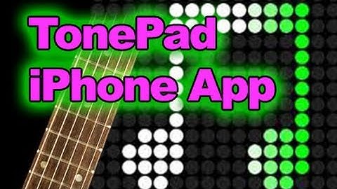 TonePad Demo & Basics Tutorial (Free iPhone / ipod Touch Music Software App Like Tenori-on)