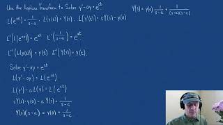2.7 Laplace Solving First Order - Differential Equations