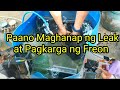 How to find leakage in an air conditioning system   tagalog tutorial