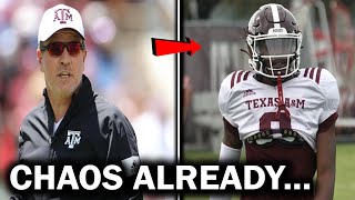 Texas A&M and Jimbo Fisher are ALREADY Having TROUBLE