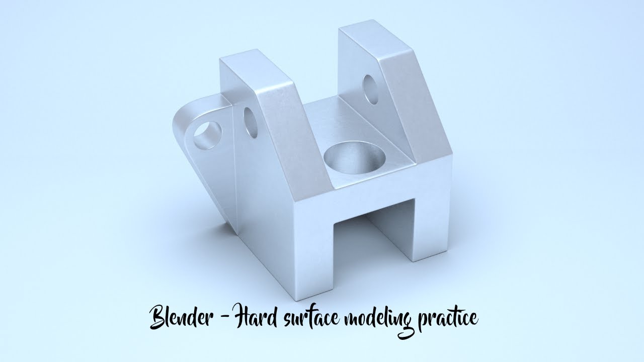 Blender - Hard surface modeling practice #82 - YouTube