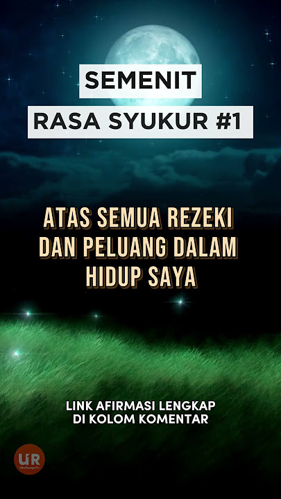 Rasa Syukur Atas Semua Rezeki | AFIRMASI RASA SYUKUR  1 #afirmasi #syukur #bersyukur #motivasi