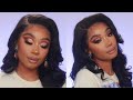 Fall Ombre Cut Crease Makeup Look + Effortless Curls | Ashimary Hair Co. | MakeupTiffanyJ