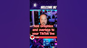 Add overlays & graphics to your tik tok live #tiktoklive #tiktok #howto
