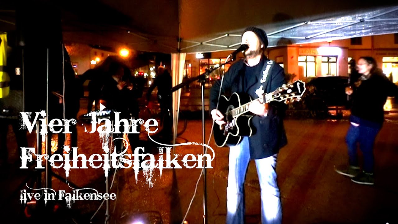 Vier Jahre auf der Straße - Auftritt zum Jubiläum der Falkenseer Freiheitsfalken