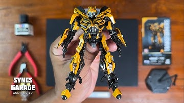 Trumpeter Transformers Bumblebee | ASMR BUILD | Model kit by Trumpeter