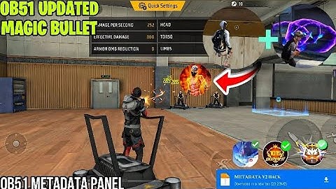 OB51 Magic Bullet + Location Hack 🔥 Free Fire Hack | Free Fire Injector || Cs Br-Rank working hack 😈