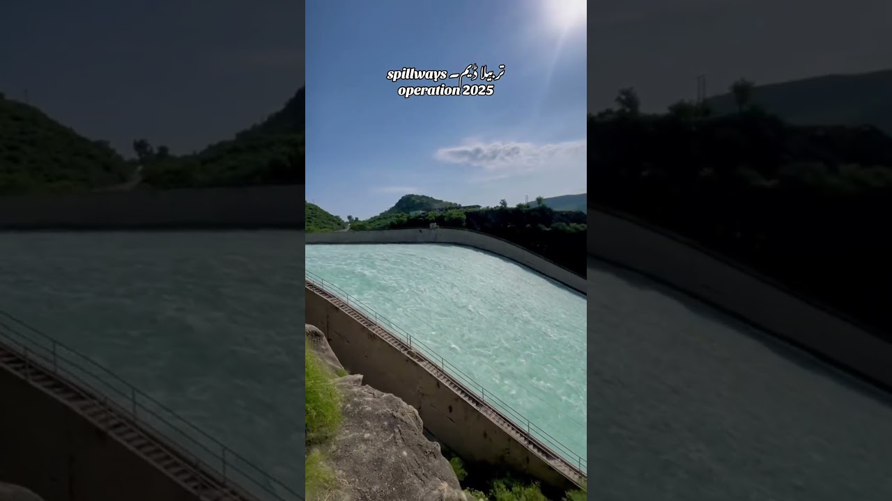 Tarbella dam spillway’s opening 2025