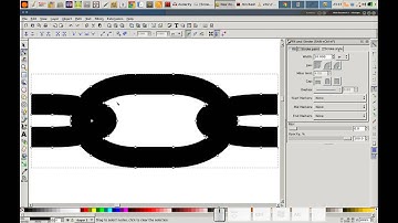How to draw infinite chains in Inkscape